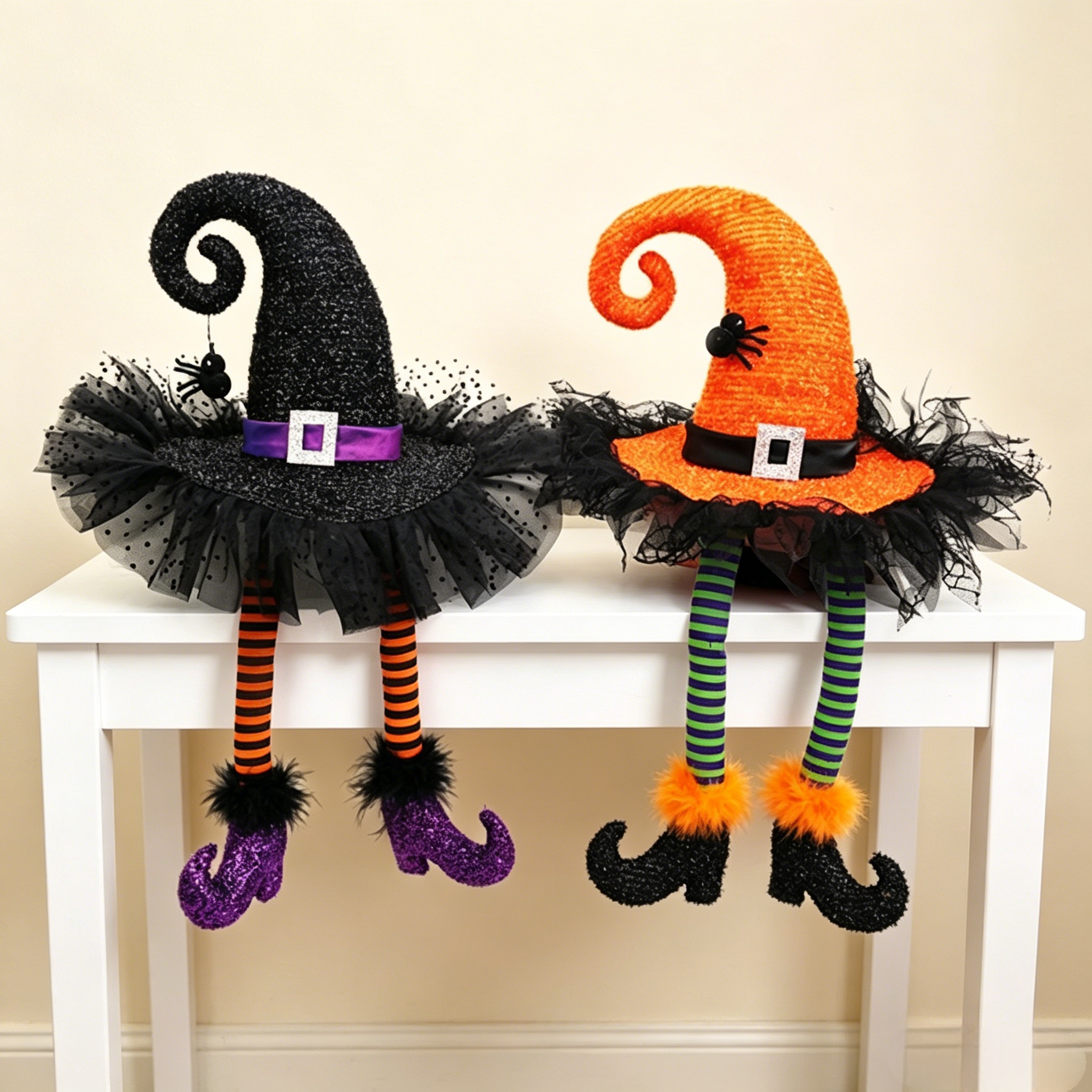 Halloween Decoration Legs Accessories Craft Sewing Witch Hat