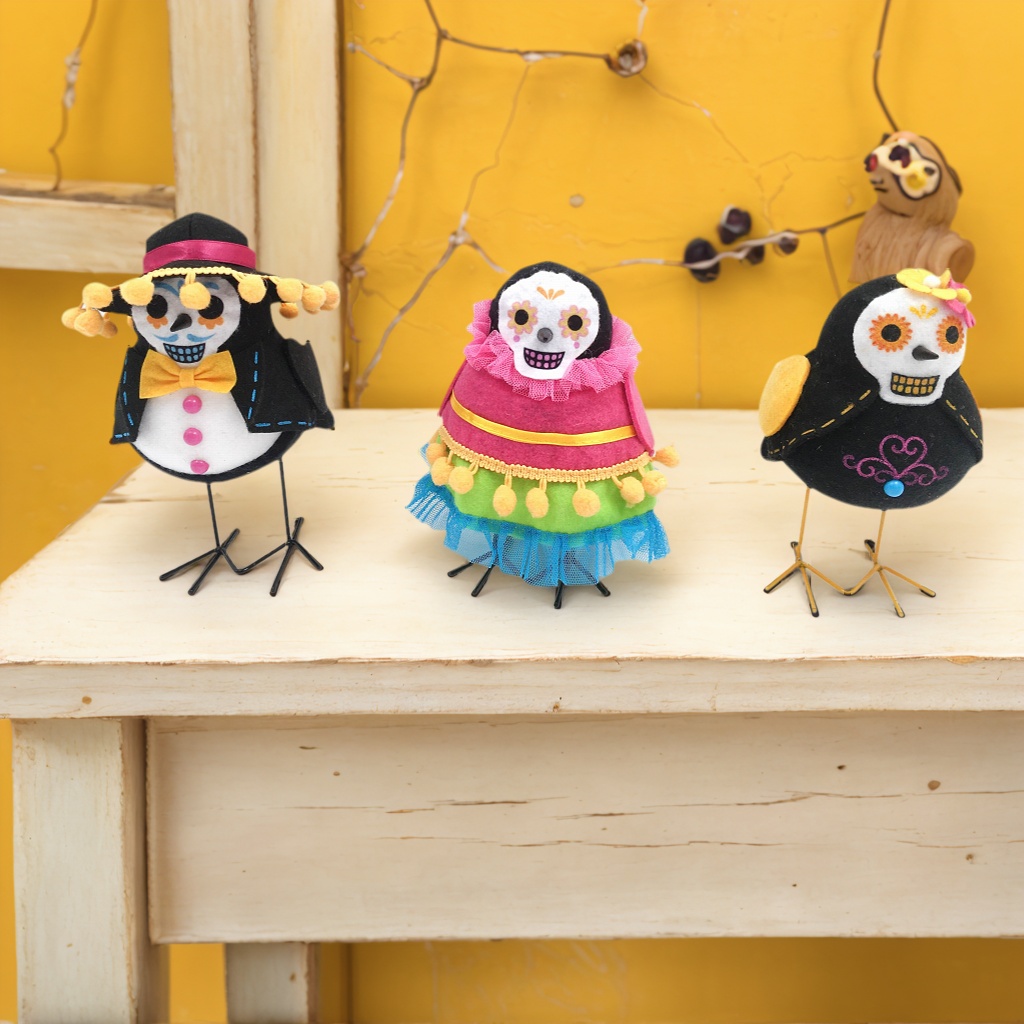 Halloween Decoration Hanging Ghost Accessories Felt Craft Bird Ornaments